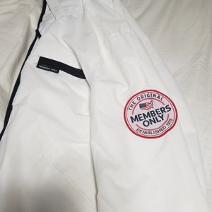 White members only jacket NEVER WORN
